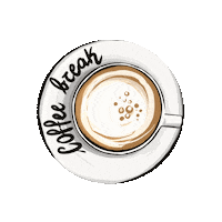 Coffee Break Sticker by 3DREALE