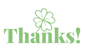 Partoukinderopvang thanks merci compliment dankjewel Sticker