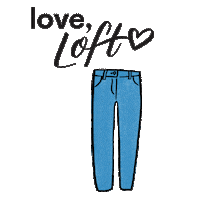 Jeans Denim Sticker by LOFT