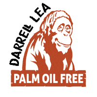 Palm Oil Orangutan Sticker by Darrell Lea