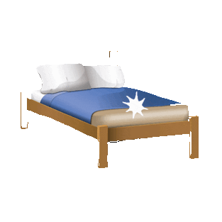 bed STICKER by imoji