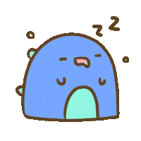 Sleepy Illustration Sticker