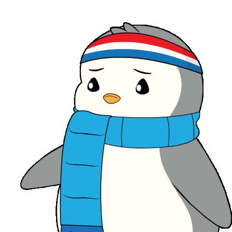 Angry Why Me Sticker by Pudgy Penguins