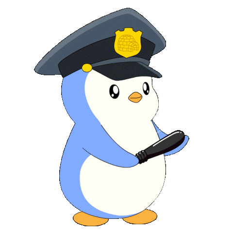 Penguin No Sticker by Pudgy Penguins