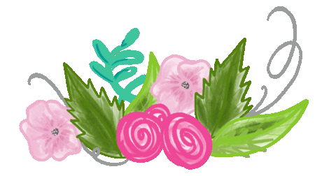 krystalwhitten flowers leaf leaves floral Sticker