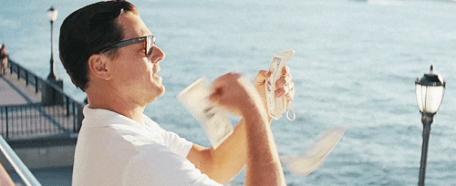 Leonardo Dicaprio Money GIF