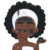 ButtahSkin skincare relax mask selfcare Sticker