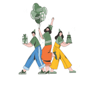 casafestalocacoes happy birthday feliz festa aniversario Sticker