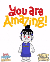 Encouragement You Are Amazing GIF by Zhotcita