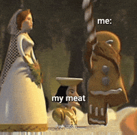 Gingerbread Man Lol GIF by EsZ  Giphy World