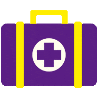 bijPluche koffer ondernemen ehbo expeditieeigenheid Sticker