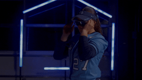 Wink Sunglasses GIF by UNC Tar Heels