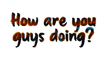 Glow How Are You Sticker
