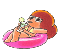Summer Beach Sticker