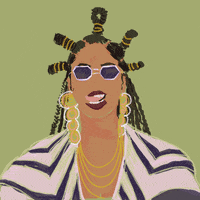 Leeyamakesnoise illustration beyonce already the gift GIF