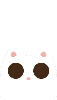 Cat Ghost Sticker