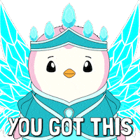 You Got This Do It Sticker by Pudgy Penguins