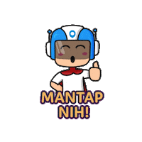 Mantap Sticker by Qlue Smart City