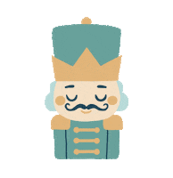 madamebarbe noel nutcracker casse noisette madamebarbe Sticker