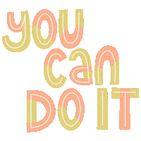 Blooming You Can Do It Sticker by Jay Kay