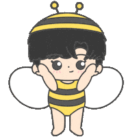 Bee Hide Sticker
