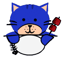 Hungry Lets Eat Sticker by Jessica Lau