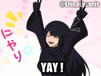 Black Hair Anime Girl GIF