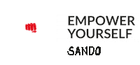 san-do girlpower womenempowerment sando samensterk Sticker