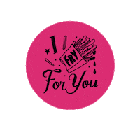 French Fries Pink Sticker by bready burger
