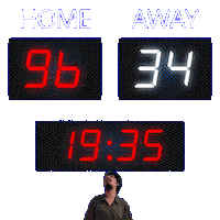 34 Away Sticker