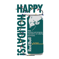 Energy Drink Christmas Sticker by Red Bull