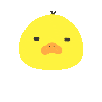 Duck Chick Sticker
