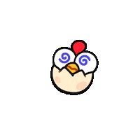 Baby Chicken Sticker by Squad Busters