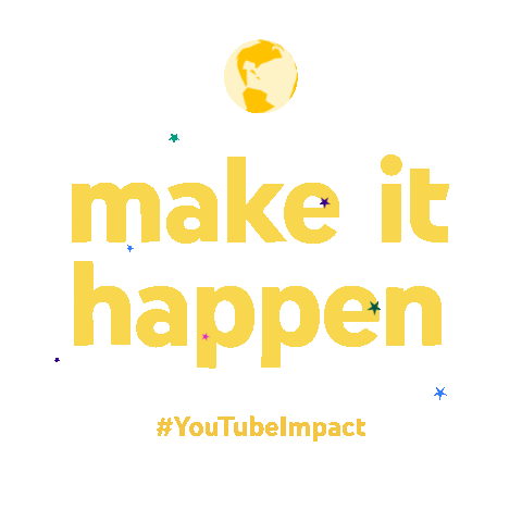 Make It Happen Goals Sticker by YouTube