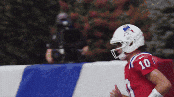 Football Run Out GIF by New England Patriots