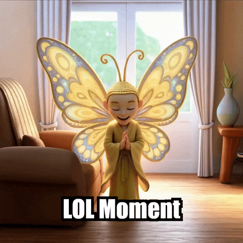 Humor Laughing GIF by BuddhaFlyJourney