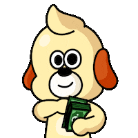 Pay Day Dog Sticker by OOZ&mates