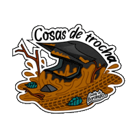 juddydeborondo juddydeborondo cosastrocha trochar trochando Sticker