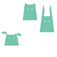 Cat Dog Sticker by Yappy Pets