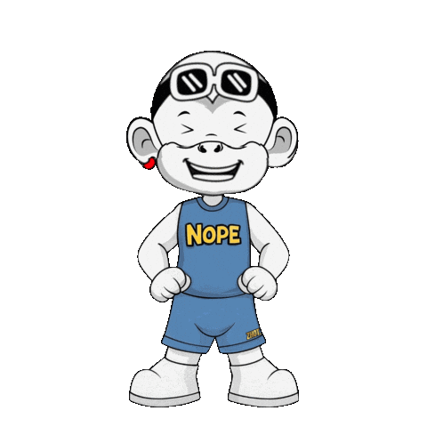 Not Happening No Way Sticker by Zhot Shop