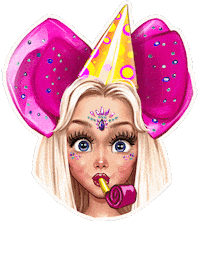 Поздравляю Happy Birthday Sticker
