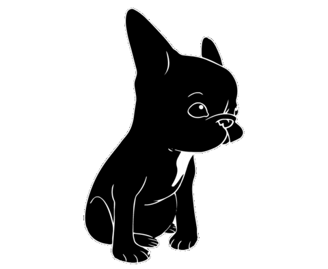 French Bulldog Dog Sticker by Bobito Deejay