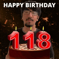 118 Birthday GIF