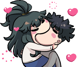 Love You Kiss Sticker by Jin