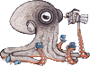 Cup Of Coffee Sticker by OctoNation® The Largest Octopus Fan Club!