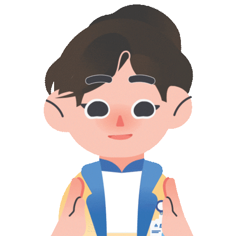 Hands Up Smile Sticker by VIRA BCA