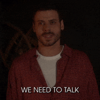 We Need To Talk
