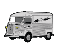 long island van Sticker by Carleton Clothing