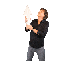 Happy Pointing Sticker by Ernest Music