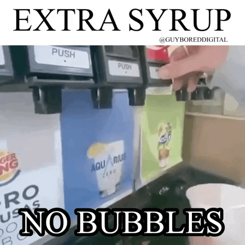 Drinks Bubbles GIF by guyboreddigital